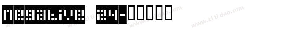Negative 24字体转换